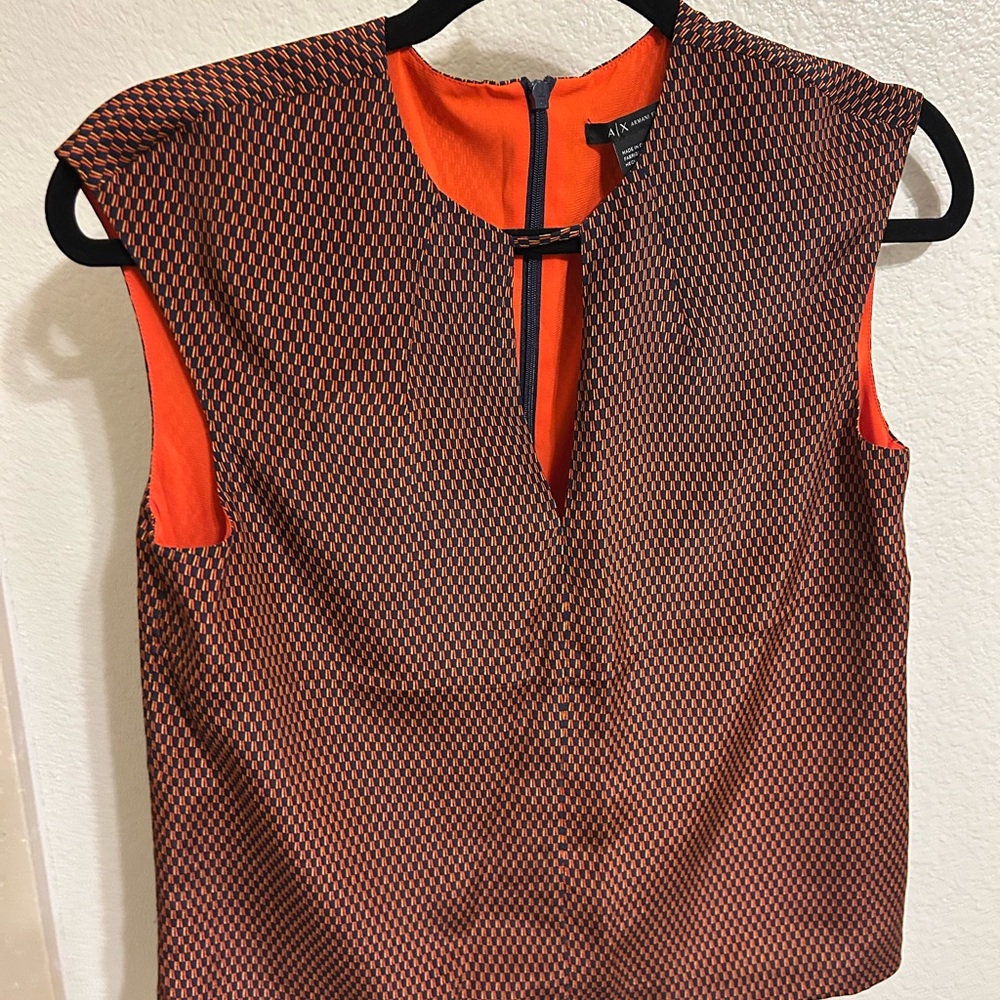 Armani exchange silk top